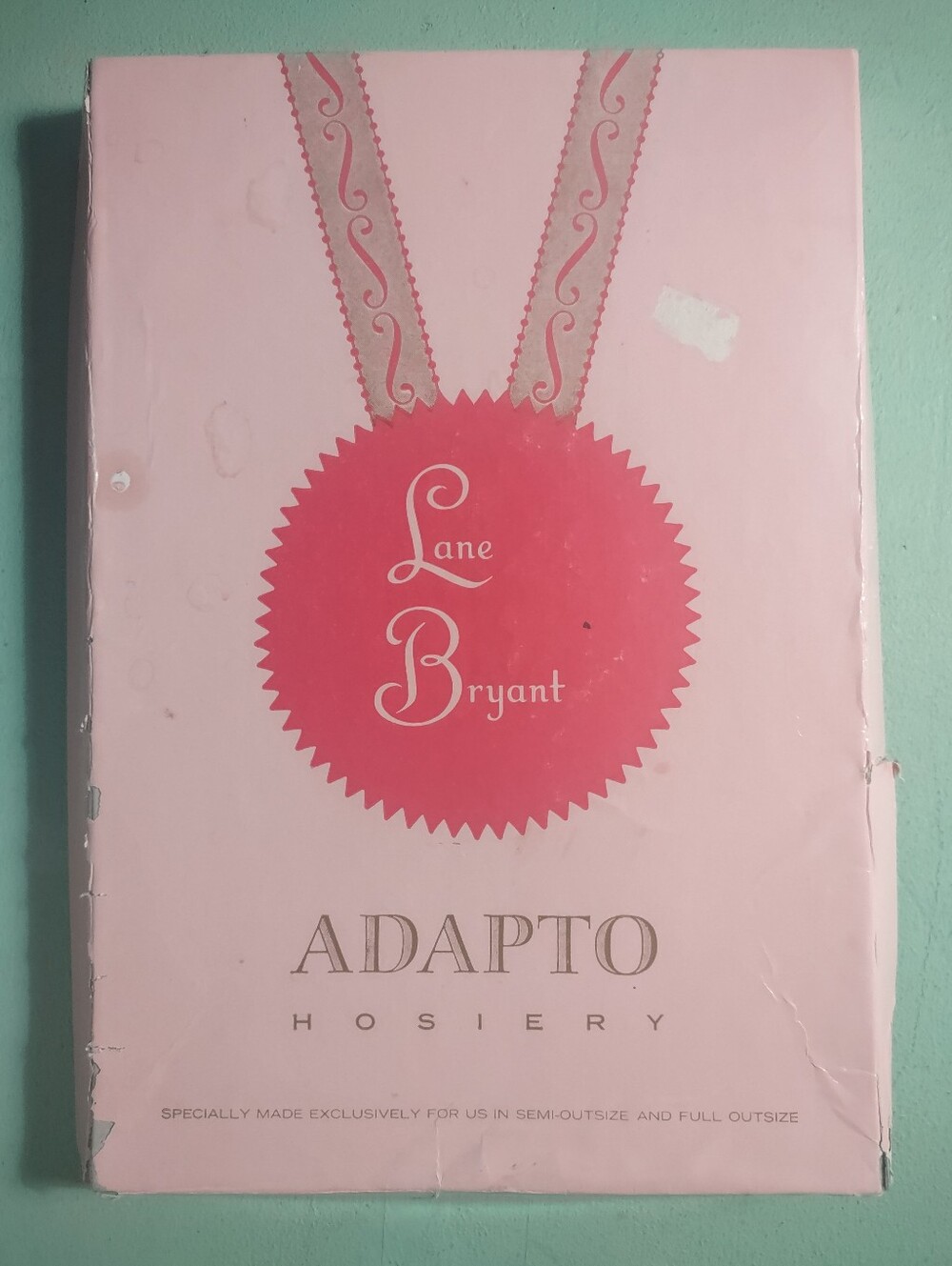 Lane Bryant Adapto Hosiery Ample Top Seamless Pink Sand 11 Long True Vintage